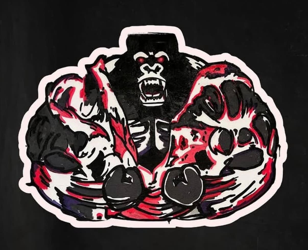 Marseille Fight Club Logo Gorilla